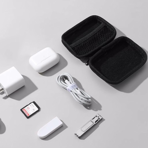 PUZDRO PUZDRO NA SLÚCHADLÁ USB C NABÍJAČKOVÉ KÁBLE ŠPERKY