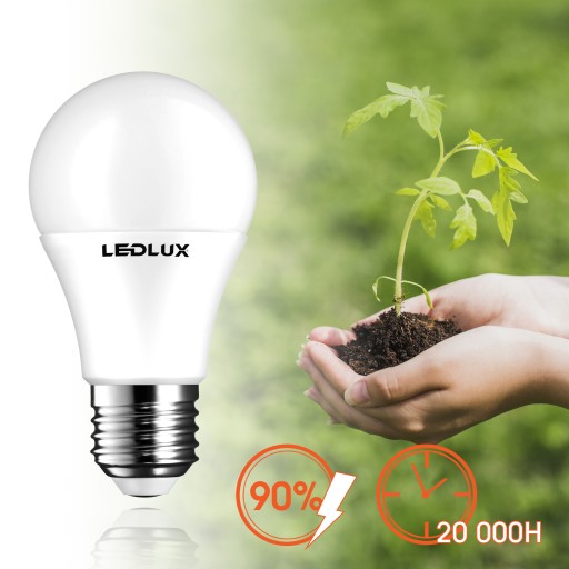 E27 LED žiarovka 12W = 110W SMD 4000K neutrálna Premium LEDLUX nebliká