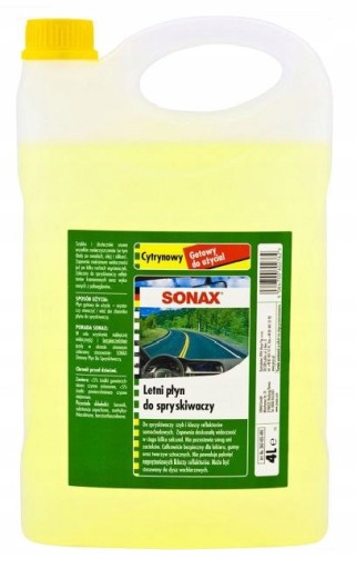 SONAX XTREME LETNÁ KVAPALINA DO OSTREKOVAČA CITRÓN 4L