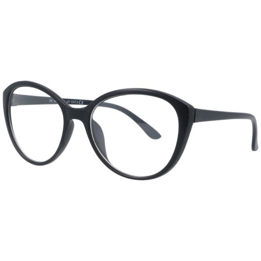 DÁMSKE okuliare CAT EYE, čierne CAT eye