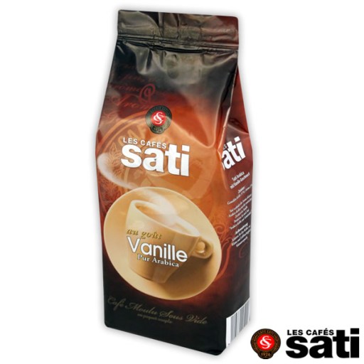 Vrecúško na mletú kávu Sati Vanilka 250g