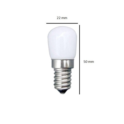 LED žiarovka 2W=15W 180lm Studená E14 Digestor chladničky