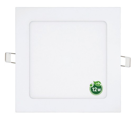 Štvorcový zapustený LED stropný panel 12W CCD