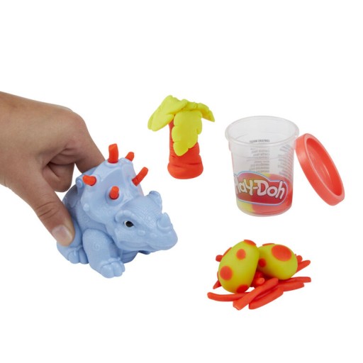 Zahrajte si Doh Dino Crew Triceratops Hasbro Toy Dinosaur
