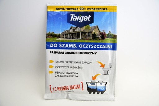 Prípravok pre čističky odpadových vôd a septiky TARGET 25g