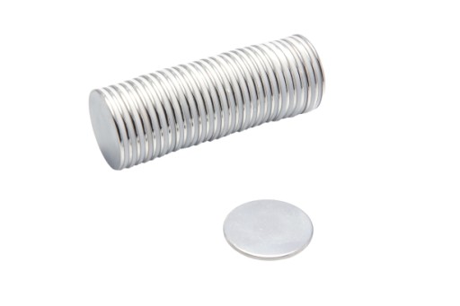 Neodymový magnet valcový MW 20x1 N38 10 ks.