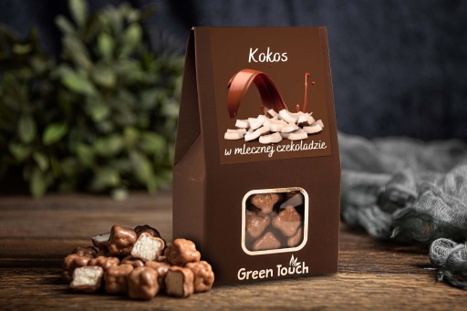 Kokosové kocky v mliečnej čokoláde 100g