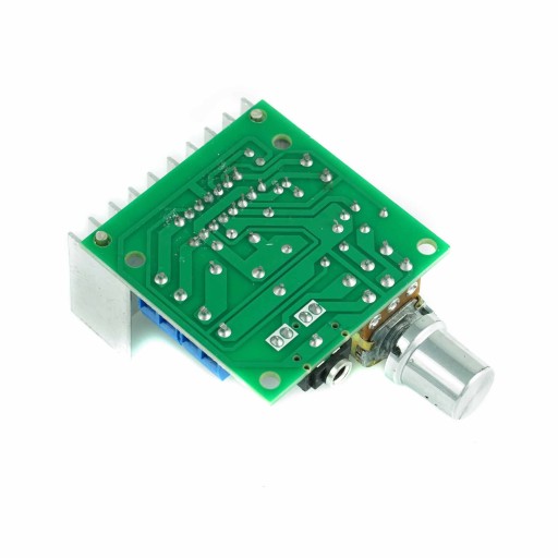 Audio zosilňovač 2x15W 12V TDA7297 + KNOB