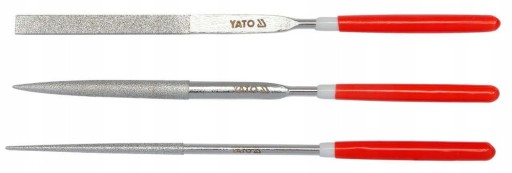 DIAMANTOVÉ IHLOVÉ PILNÍKY 3X140X50MM 3 KUSY YATO