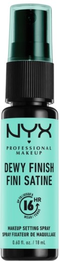 NYX DEWY FINISH fixačný sprej na make-up 18 ml