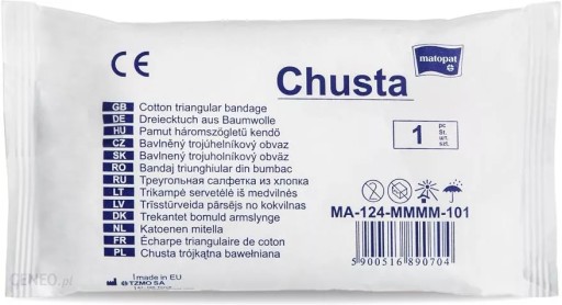 Matopat nosný trojuholníkový bavlnený šál