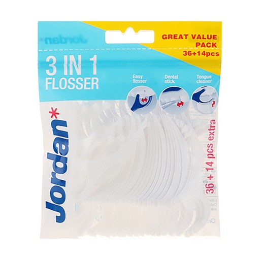 JORDAN 3-IN-1 závitový čistič jazyka špáradla x36