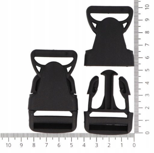 PLASTOVÁ SPONA 25 mm 2,5 cm západka batohu