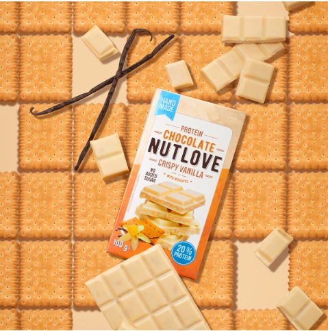 ALLNUTRITION NUTLOVE PROTEÍNOVÁ ČOKOLÁDA 100G PROTEÍNOVÁ ČOKOLÁDA BEZ CUKRU