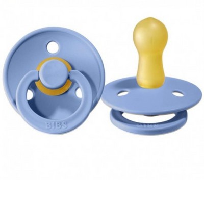 BIBS gumový cumlík 6m+ Sky Blue M