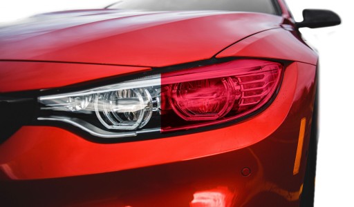 Nálepka Červená fólia ladiace lampy Rozmery 30x100