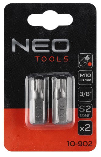 Hrot drážkovaný M10 x 30 mm, S2 x 2 ks. NEO 10-902