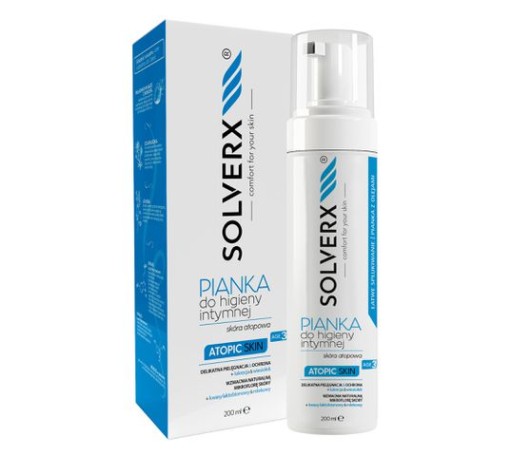 Solverx Pena na intímnu hygienu atopickej pokožky pre atopickú pokožku 200 ml