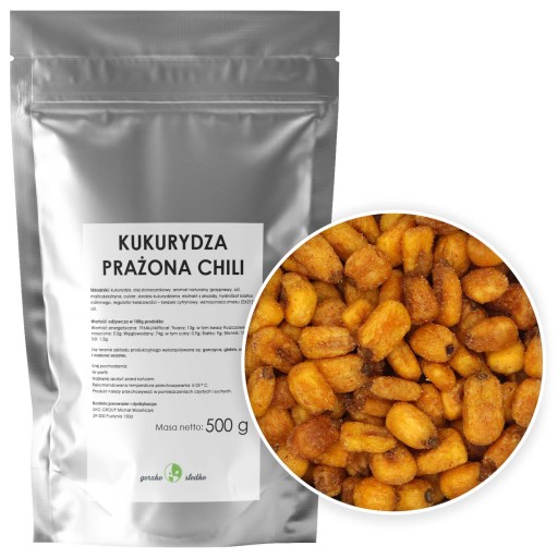 POPED CHILI CORN 500G chilli kukurica