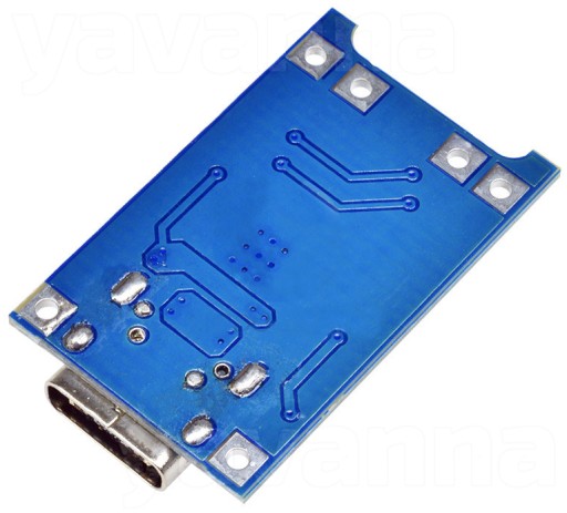 SUPER nabíjačka pre TP4056 USB-C Li-Ion, chránená.