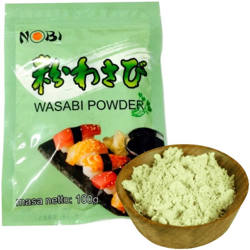 Wasabi pasta prášok zo zeleného chrenu sushi 100g