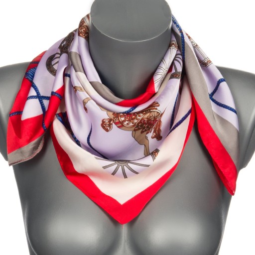 Pestrofarebná dámska šatka na krk, ľahká, elegantná, originálna