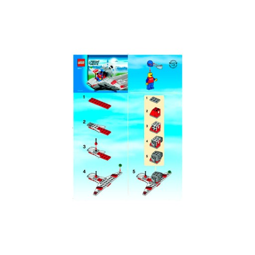 Lego manuál - Microlight 30012