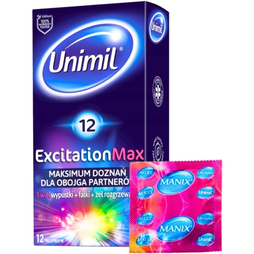 Hrejivé vlnky Unimil EXCITATION MAX