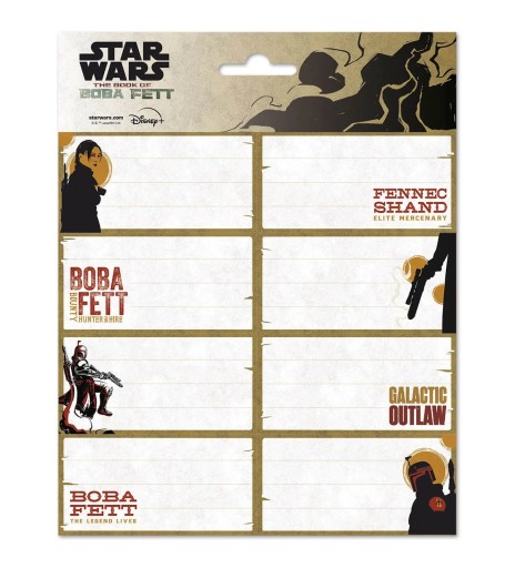Nálepky na notebook Star Wars Kniha Boba Fetta 16