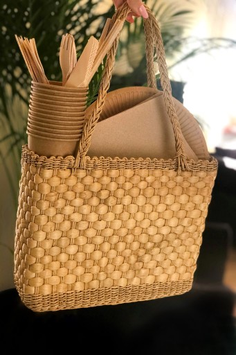 EKO papierové taniere - jednorazové 18 cm 100 ks.