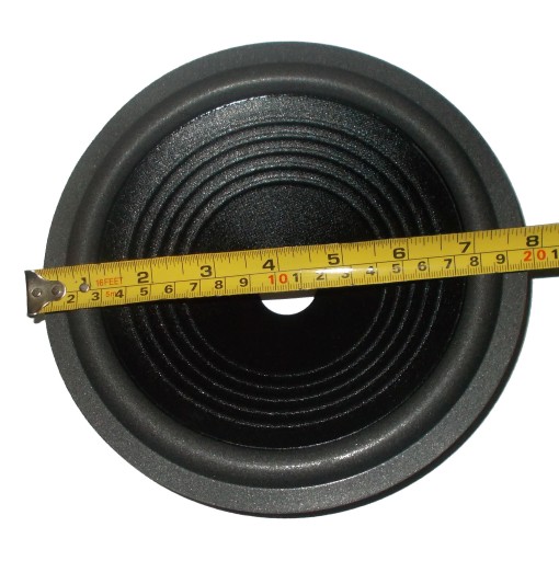 Membrána reproduktora ČIERNA papierová pena 8 palcov 20 cm