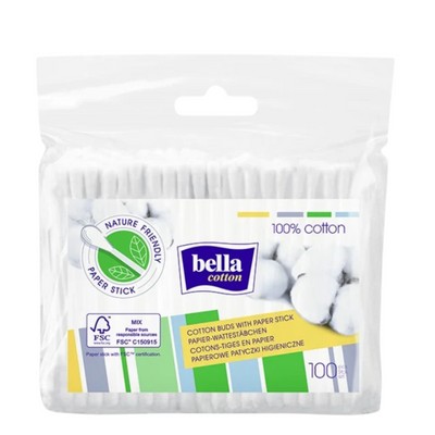 Bella Cotton Paper Hygienické tyčinky 100 ks
