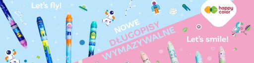 Vymazateľné pero smajlíka, 2 ks. 0,5 mm MODRÁ