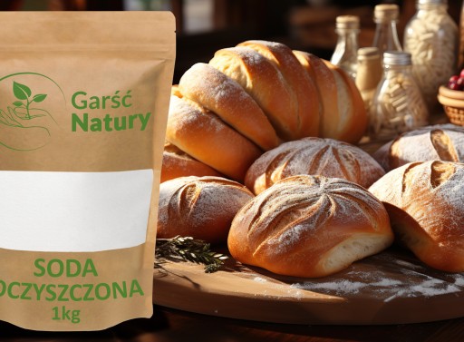 Sóda bikarbóna Potravinová 1000 g BURUBIČINÁT SODNÝ na pranie čistý 1 kg