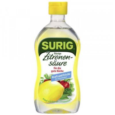 Surig Zitronen Saure Kyselina citrónová 390 ml