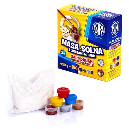 Slané cesto + sada farieb Astra 450 g