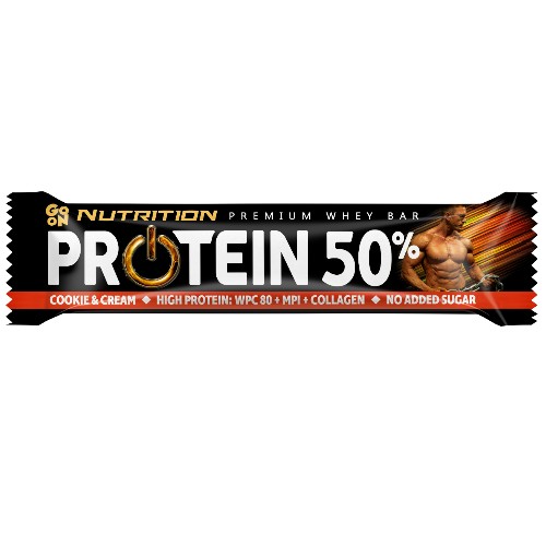 Choďte na Proteínovú tyčinku 50% sušienky a smotanu