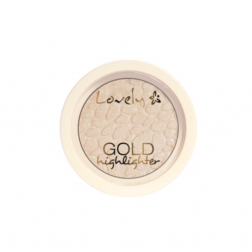 LOVELY Gold Highlighter zvýrazňovač tváre z kameňa