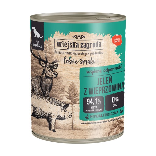 Wiejska Zagroda - Leśne Smaki - Jeleň s bravčovým - 800 g