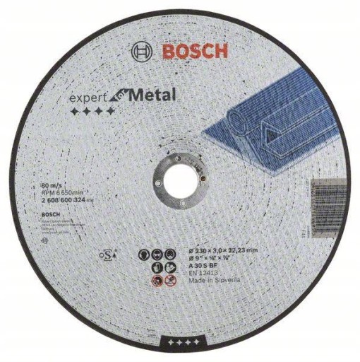 BOSCH kotúč na rezanie kovu 230x3 mm