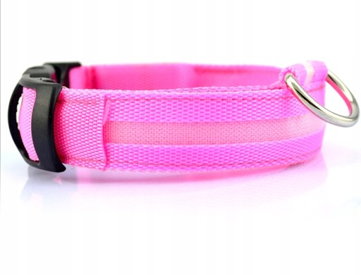 SVIETIACI LED Obojok pre psa a mačku, 30-45 cm, veľ. M