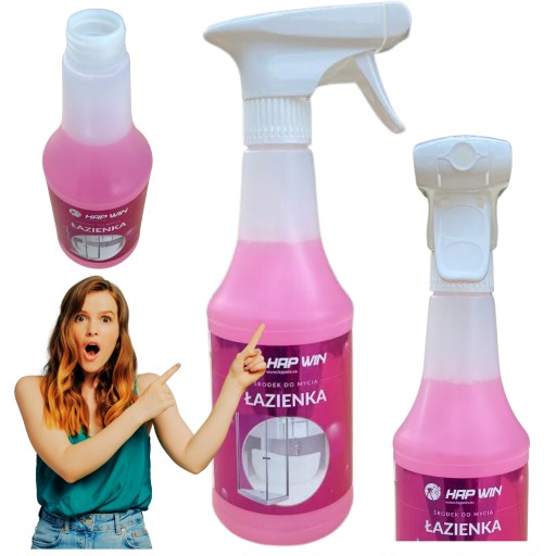 TEKUTÉ SANITÁRNE ČISTIACE PROSTRIEDKY, KÚPEĽŇOVÉ KÚPEĽNE HAP WIN 500ml HapWin