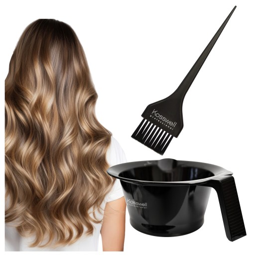 Sada na farbenie vlasov KADEŘNICKÁ MISKA + KOSSWELL BRUSH