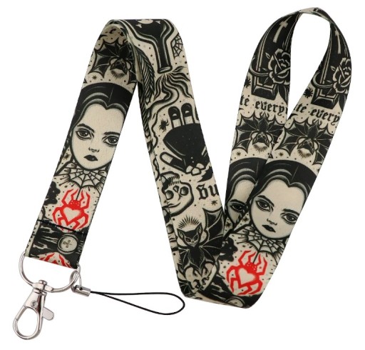 Prívesok na kľúče kľúče WEDNESDAY ADDAMS darček