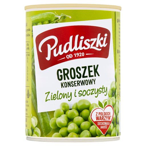 Pudliszki Konzervovaný hrášok 400 g