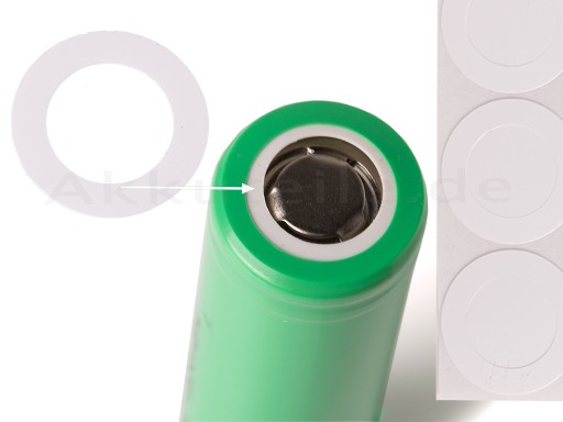 HPVC izolačné podložky ø20 mm pre 21700 článkov