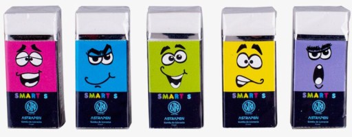 Sada 5 ks gumičiek ASTRA SMARTS S