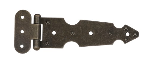 Dekoračný nábytkový pánt Z-25 staré zlato