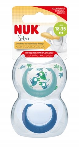 NUK STAR LATEXOVÉ UKLIDŇUJÚCE SEDADLO 2KS 18-36
