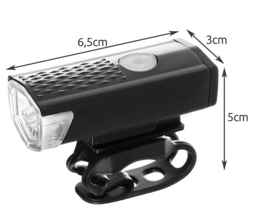 BICYKLOVÁ LAMPA PRE LED BICYKEL PREDNÉ ZADNÉ OSVETLENIE